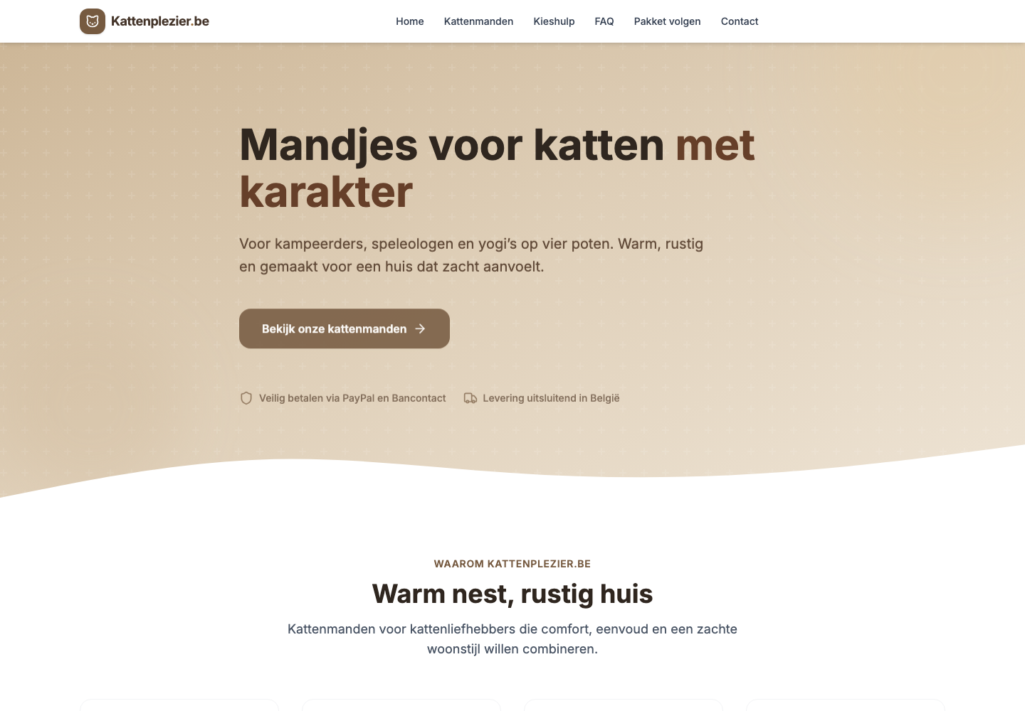 Screenshot van Kattenplezier.be